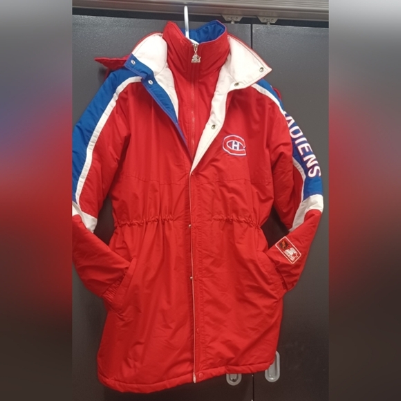 STARTER Other - Vintage Starter NHL Montreal Canadiens Winter Jacket with Removable Hood (Large)
